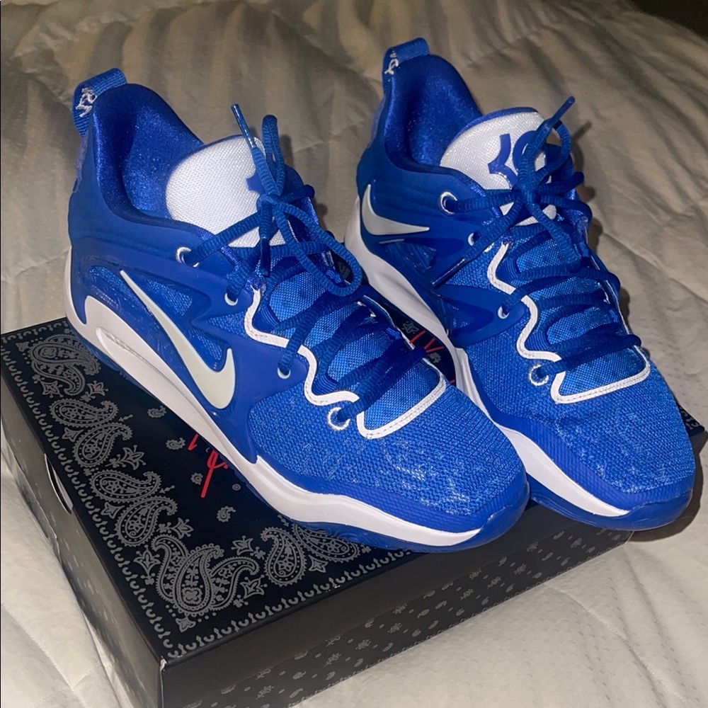 Nike Blue and White Sneakers